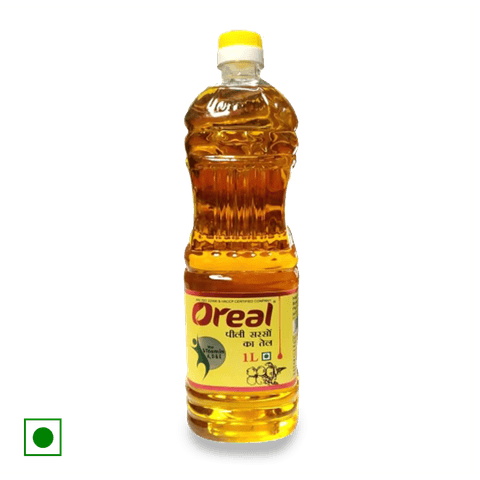Oreal Yellow Mustard Oil, 1 L Bottle