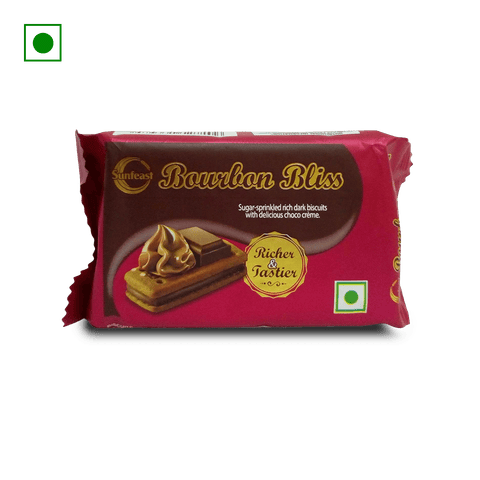 Sunfeast Bourbon Bliss Biscuits, 60 gm Pack