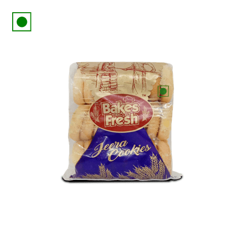 Bakes Fresh Jeera Cookies, 400 gm Pack
