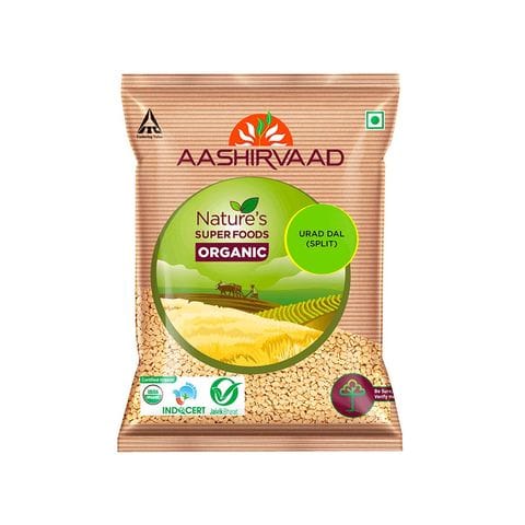 Aashirvaad Nature'S Super Foods Organic Urad Dal, 1 kg Pouch
