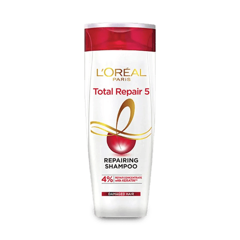 L'Oreal Paris Total Repair 5 Advanced Repairing Shampoo, 396 ml Bottle