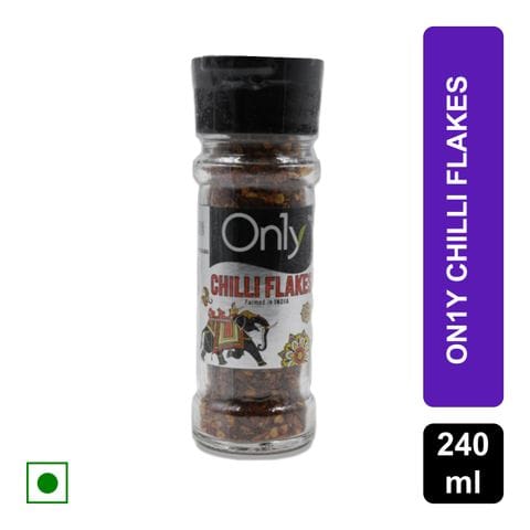 On1Y Chilli Flakes, 50 gm Bottle