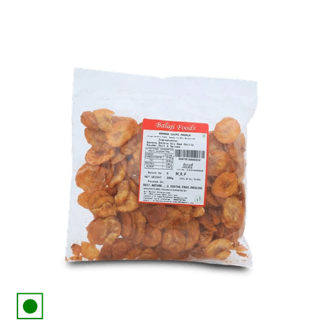 Balaji Foods Banana Chips Masala, 200 gm Pouch