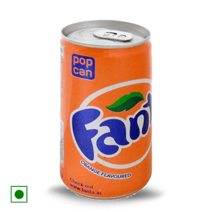 Fanta Soft Drink - Orange Flavoured\, 180 ml Can