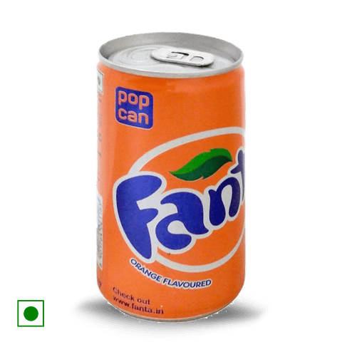 Fanta Soft Drink - Orange Flavoured\, 180 ml Can