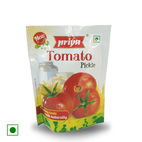 Priya Pickle- Tomato With Garlic, 40 gm Pouch