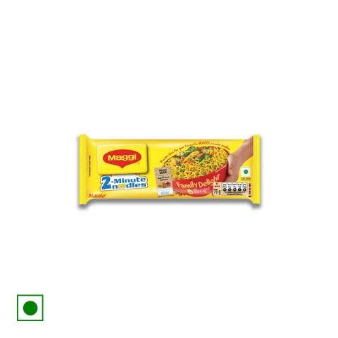 Maggi 2-Minute Instant Vegetarian Masala Noodles, 248 gm Pouch