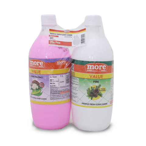 More Choice Phenyl Jasmine & Pine,(1 L x 2), Pack of 2 Bottle