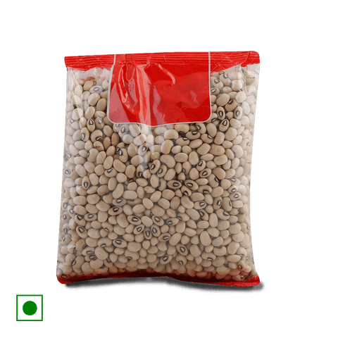 3 S Lobia White Chawli, 500 gm Pouch