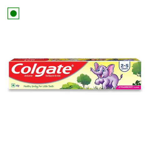 Colgate Anticavity Kids Toothpaste - 2-5 Years, Strawberry Flavour, 40 gm Std Pack