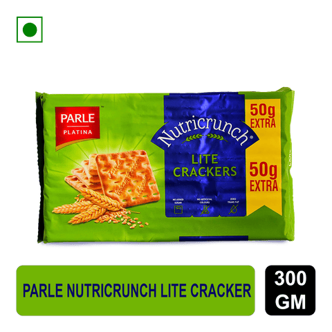 Parle Platina Nutricrunch Lite Cracker, 300 gm Pouch