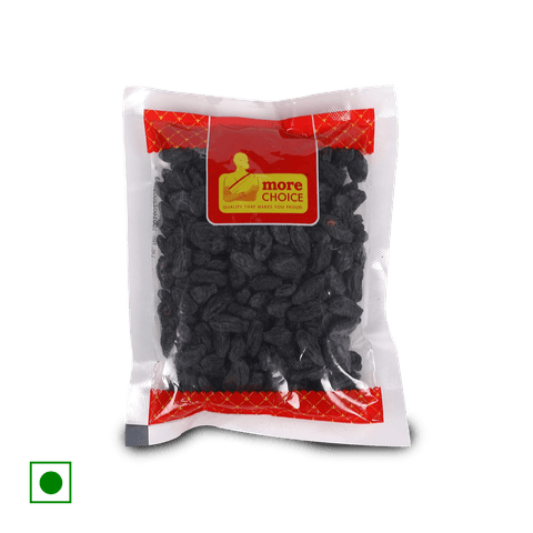 More Choice Kishmish Seeded - Black, 100 gm Poly Pack