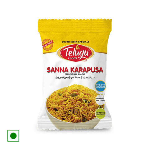 Telugu Foods Sanna Karapusa, 160 gm Pouch