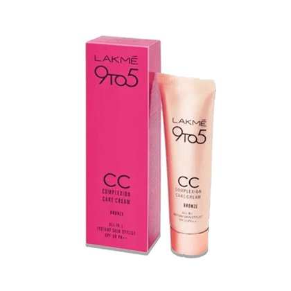 Lakme 9 to 5 Complexion Care Cream- Bronze, 9 gm Tube