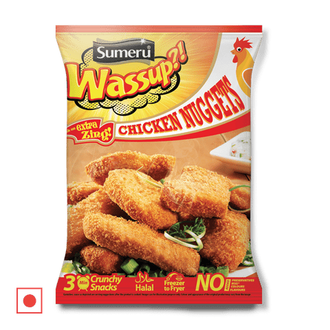 Sumeru Wassup Chicken Nuggets, 200 gm Pouch