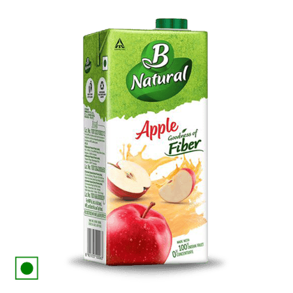B Natural Apple Juice, 1 L Tetrapack