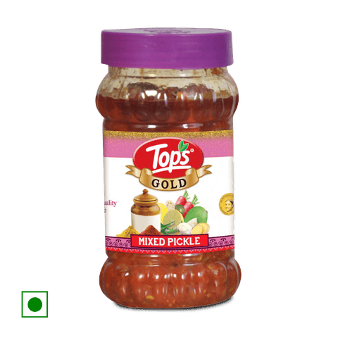 Tops Mixed Pickle, 375 gm Jar