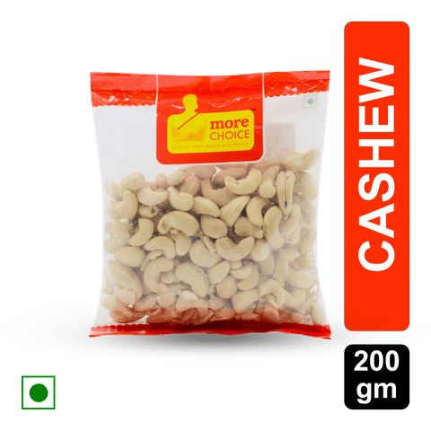 More Choice Cashew Whole, 200 gm Pouch