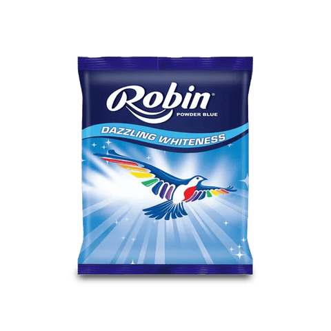 Robin Dazzling Whiteness Powder Blue, 200 gm Pouch