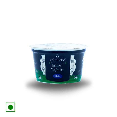 Cremberie Plain Natural Yoghurt, 200 gm Tub