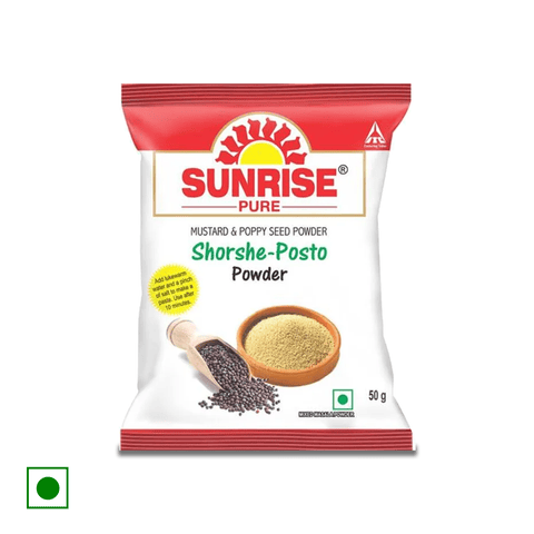 Sunrise Pure Shorshe Posto Powder, 50 gm Pouch