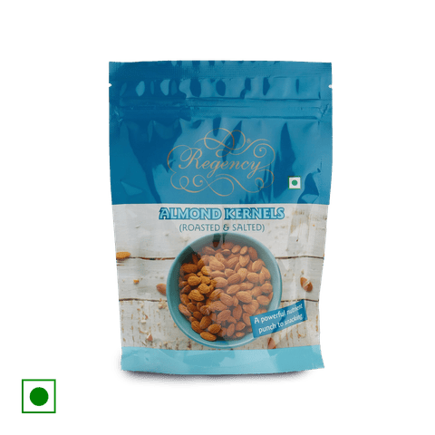 Regency Almond Rosted And Salted, 200 gm Pouch