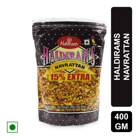 Haldiram's Navrattan Namkeen Mixture, 400 gm Pouch