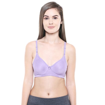 Bodycare Women Cotton Spandex Full Coverage Non Padded Regular Bra 5554PU-PURPLE Bodycare Women Cotton Spandex Full Coverage Non Padded Regular Bra 5554PU-PURPLE