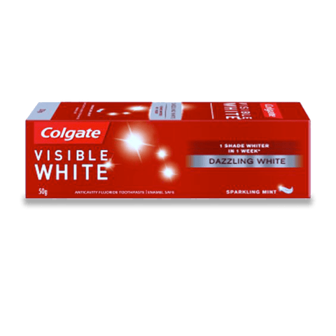 Colgate Visible White Toothpaste, 50 gm Box