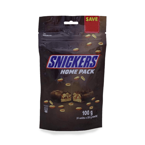 Mars Snickers Miniatures Chocolate, 100 gm Pouch