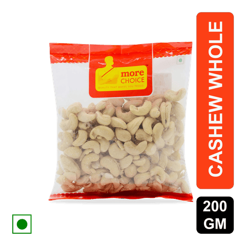 More Choice Cashew Whole, 200 gm Pack