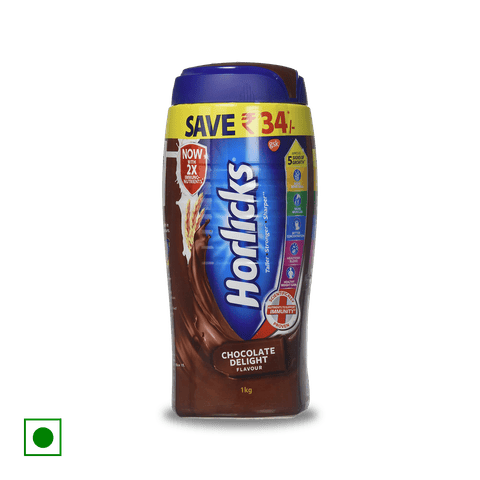 Horlicks Nutrition Drink Chocolate, 1 kg Jar