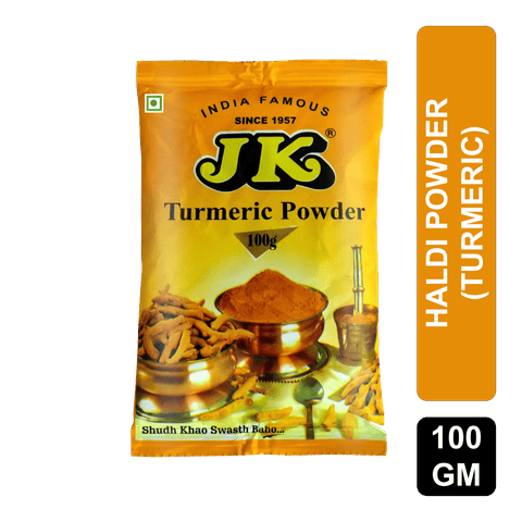 Jk Haldi Powder (Turmeric), 100 gm pouch