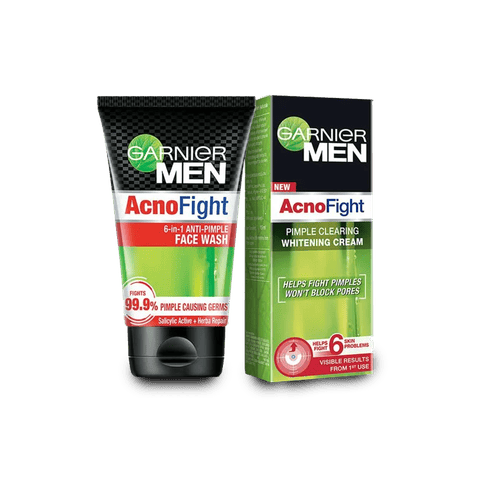 Garnier Men Acno Fight Pimple Clearing Whitening Day Cream, 45 gm Box