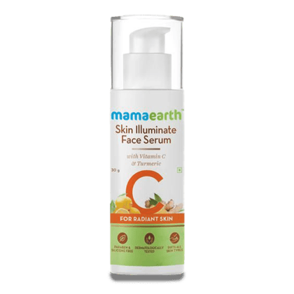 Mamaearth Skin Illuminate Vitamin C Serum For Radiant Skin With High Potency Vitamin C & Turmeric, 30 gm Bottle