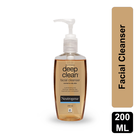 Neutrogena Facial Cleanser, 200 ml Bottle