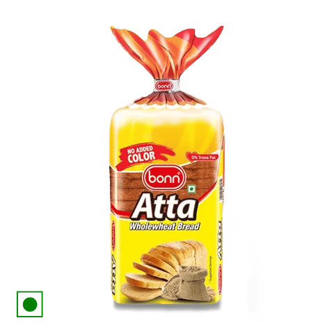 Bonn Atta Wholewheat Bread, 400 gm Pouch