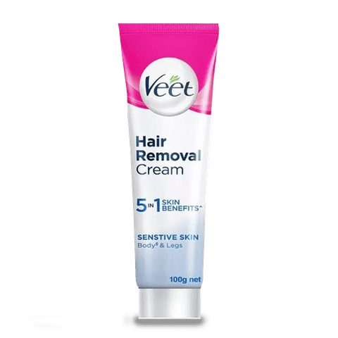 Veet Sensitive Skin Hair Removal Cream, 100 gm Box