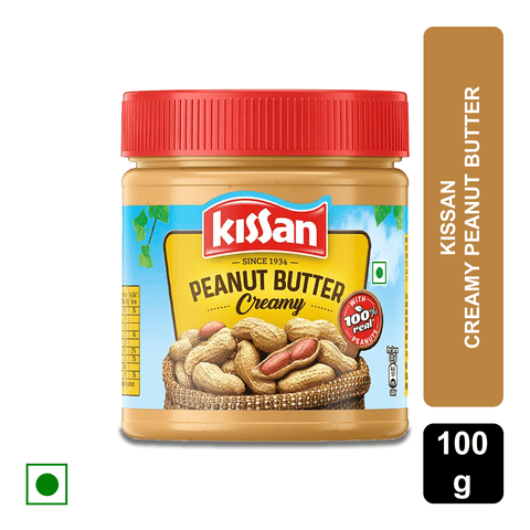 Kissan Creamy Peanut Butter, 100 gm Jar