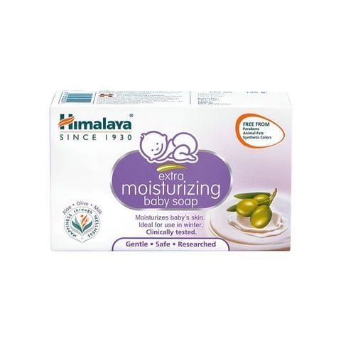 Himalaya Extra Moisturizing Baby Soap, 125 gm Box