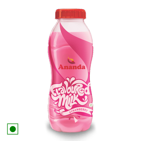 Flavoured Milk - Starwberry, 160 ml Bottle