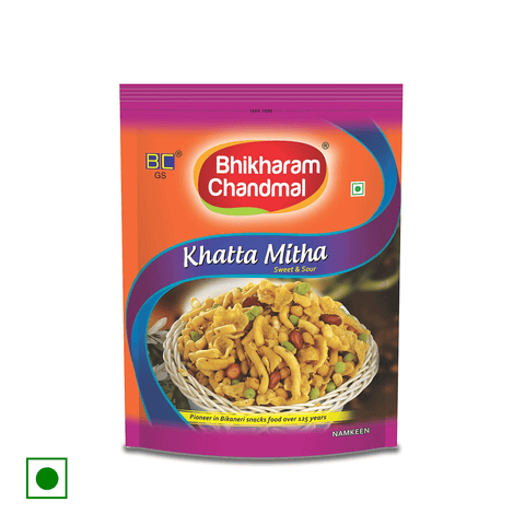 Bhikharam Chandmal Khatta Meetha +All In One Mixture (400G+400G), 800 gm Pack