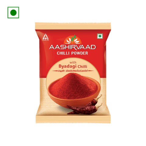 Aashirvaad Chilli Powder With Bydagi Chilli 100 gm Pack