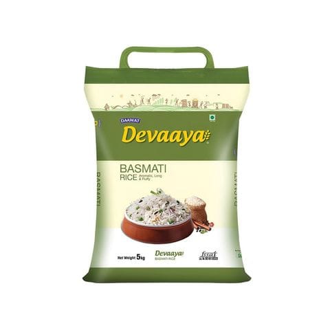Daawat Devaaya Everyday Basmati Rice, 5 kg Pouch