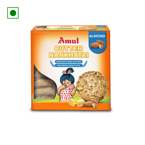 Amul Almond Nankhatai Butter, 200 gm Box