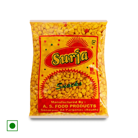 Surja Snacks Plain Boondi, 200 gm Pouch