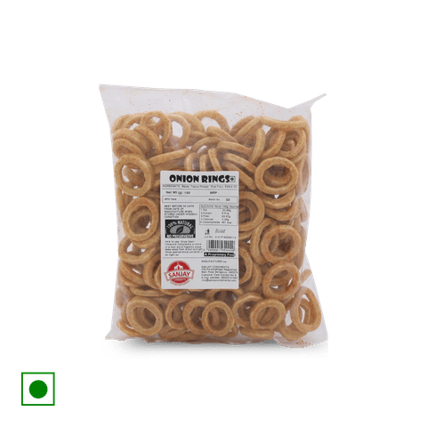Sanjay Onion Rings Chips, 100 gm Pack