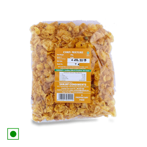 Sanjay Condiments Namkeen - Corn Mixture, 200 gm Pouch