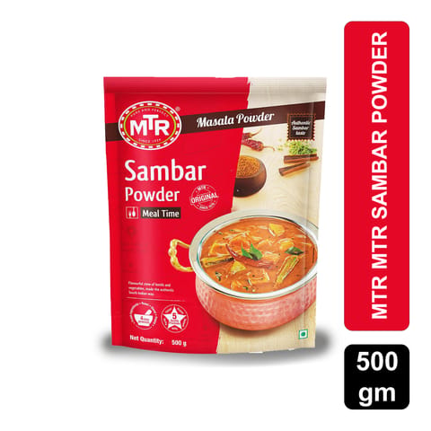 MTR Sambar Powder, 500 gm Pouch