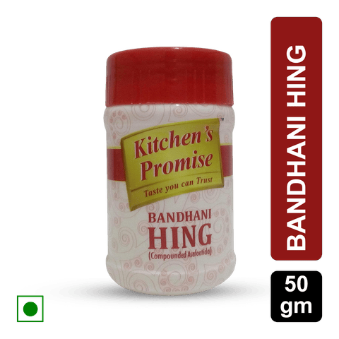 Kitchen's Promise Promise Bandhani Hing (Asafoetida), 50 gm Jar